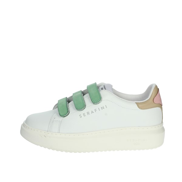 Serafini Shoes Sneakers White/Green SNEAKERS 52