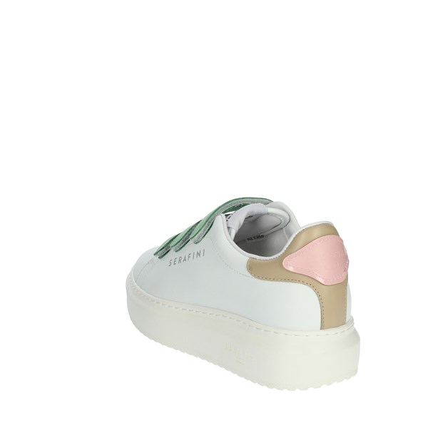 Serafini Shoes Sneakers White/Green SNEAKERS 52