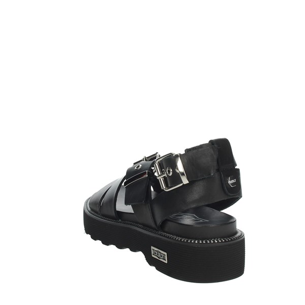 Cult Shoes Flat Sandals Black CLW344200