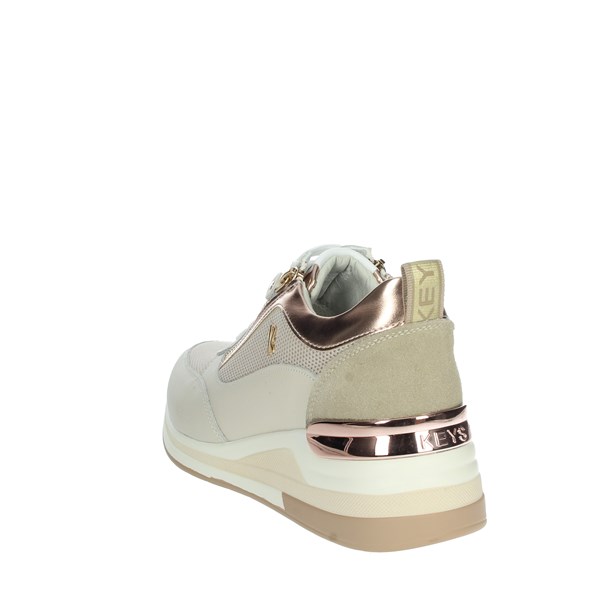 Keys Shoes Sneakers Beige/gold K-6022
