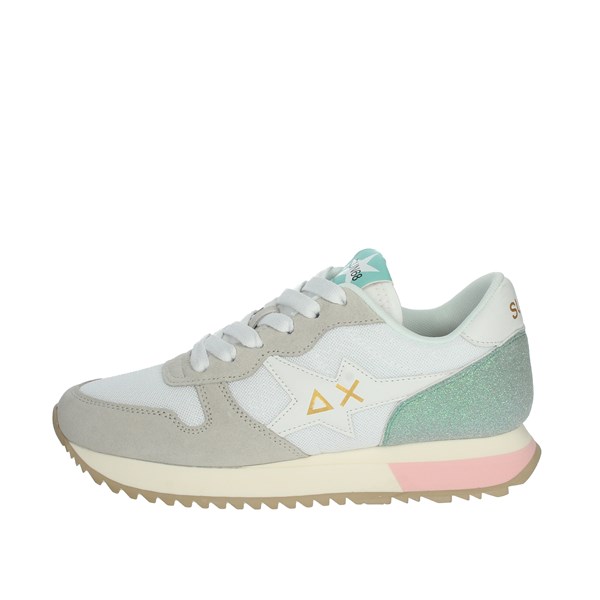 Sun68 Shoes Sneakers White/Pink Z32212