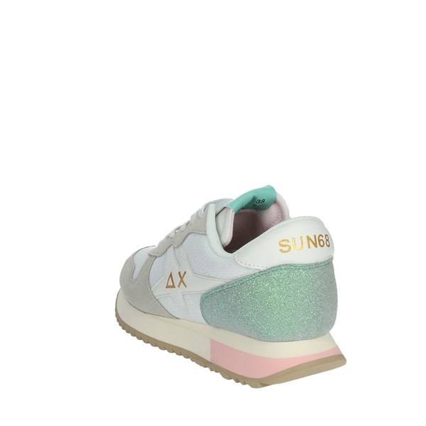 Sun68 Shoes Sneakers White/Pink Z32212