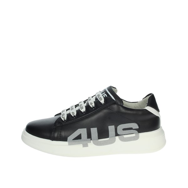 4us Paciotti Shoes Sneakers Black/Beige 41002