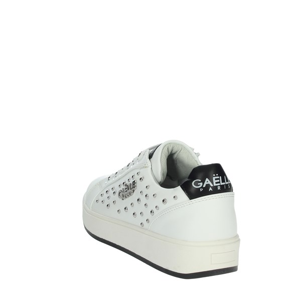 Gaelle Paris Shoes Sneakers White/Black G-1371