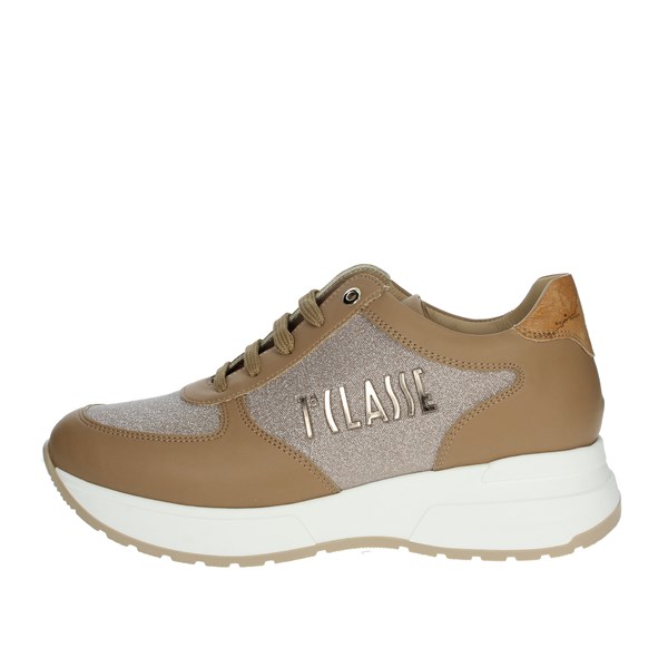 Alviero Martini Shoes Sneakers Brown leather N 1234 1370