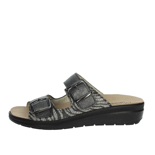 Grunland Shoes Flat Slippers Black CE0836-59