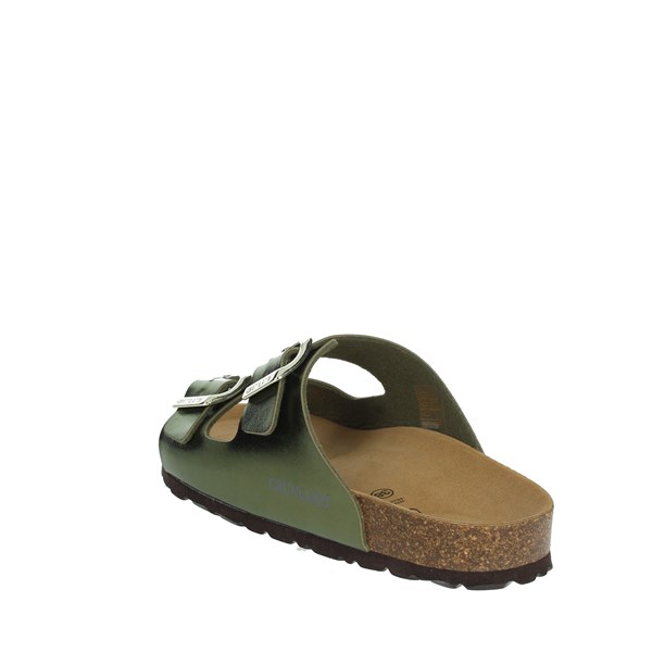 Grunland Shoes Flat Slippers Green CB2425-40