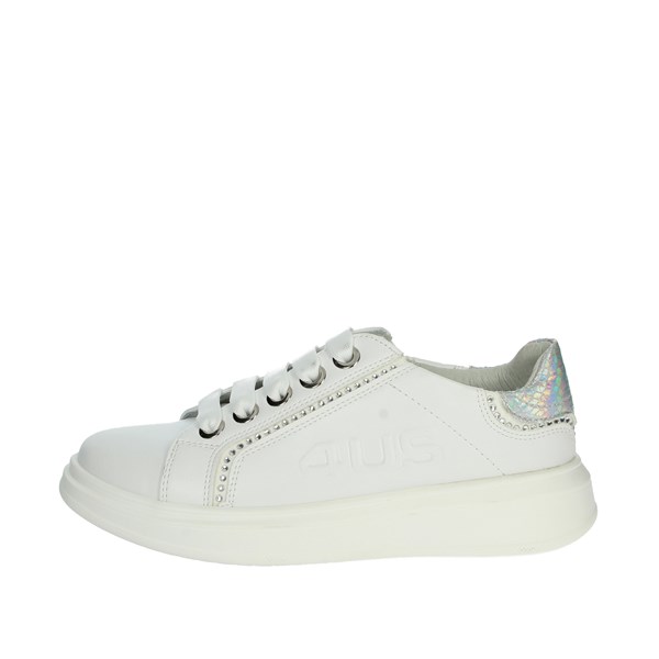 4us Paciotti Shoes Sneakers White/Silver 41001