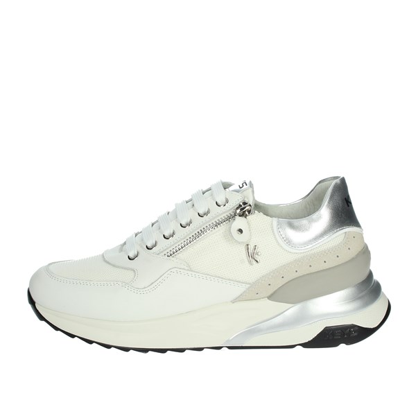 Keys Shoes Sneakers White/Silver K-6081