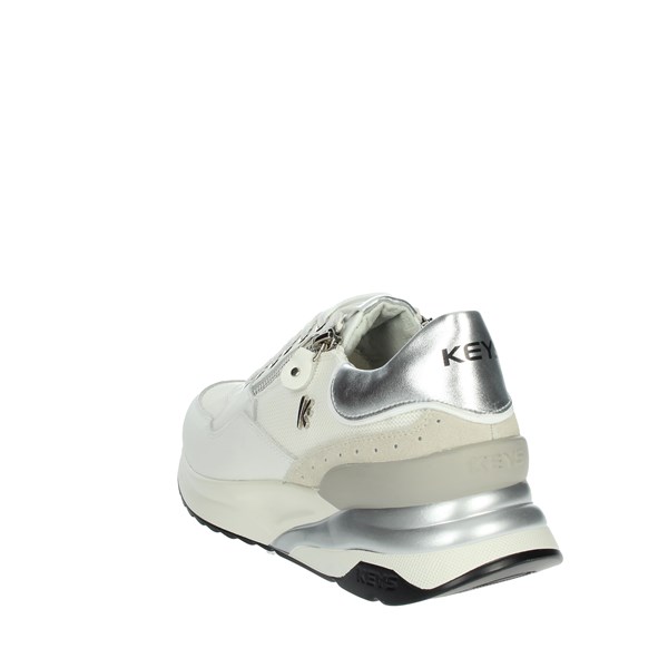 Keys Shoes Sneakers White/Silver K-6081