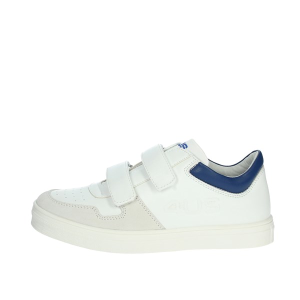 4us Paciotti Shoes Sneakers White/Light-blue 41020