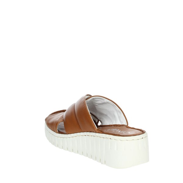 Cinzia Soft Shoes Platform Slippers Brown leather PQ108215444