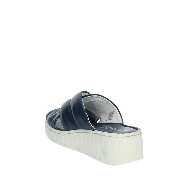 Cinzia Soft Shoes Platform Slippers Blue PQ108215444