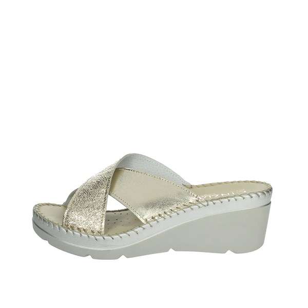 Cinzia Soft Shoes Platform Slippers Platinum  IU551718RN