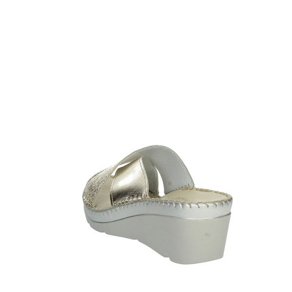 Cinzia Soft Shoes Platform Slippers Platinum  IU551718RN