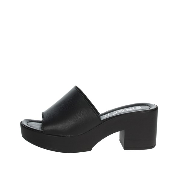 Cinzia Soft Shoes Heeled Slippers Black IAF203174