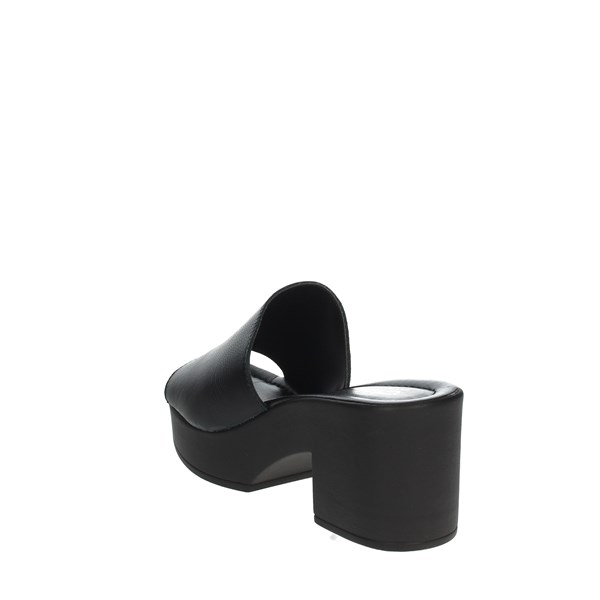 Cinzia Soft Shoes Heeled Slippers Black IAF203174