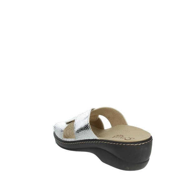 Cinzia Soft Shoes Clogs White/Silver IAEH63-VPY