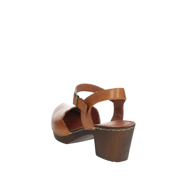 Cinzia Soft Shoes Heeled Sandals Brown leather PQ5114394