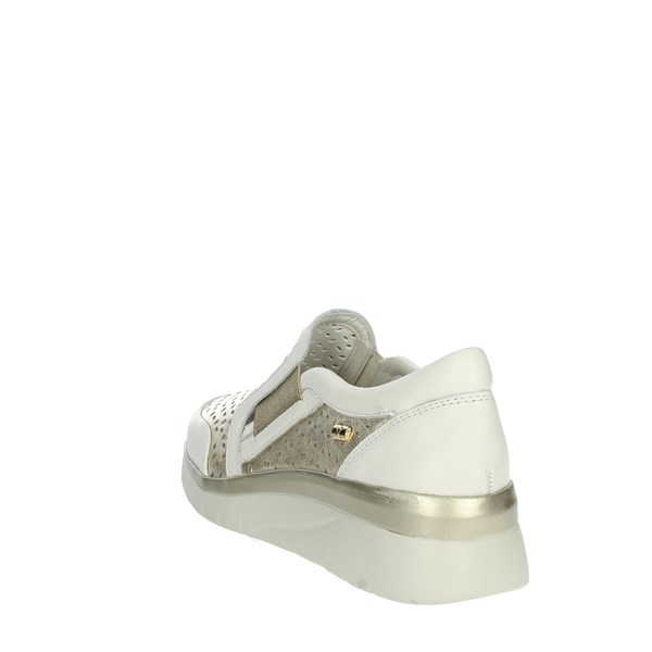 Valleverde Shoes Slip-on Shoes White/Gold 36350