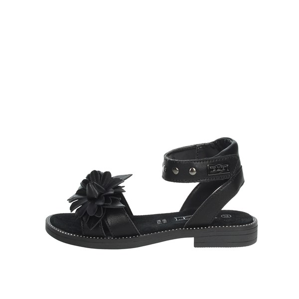 Cult Shoes Flat Sandals Black CODY1