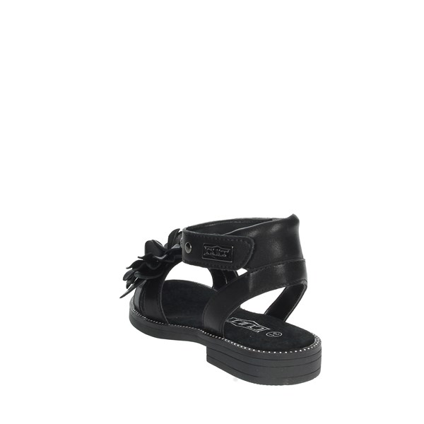 Cult Shoes Flat Sandals Black CODY1