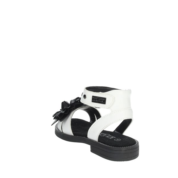 Cult Shoes Flat Sandals White CODY2