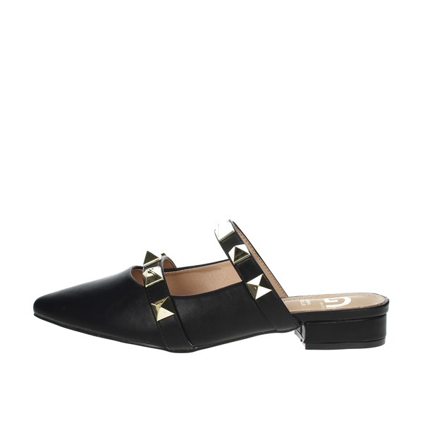 Gold & Gold Shoes Sabot Black GP22-211