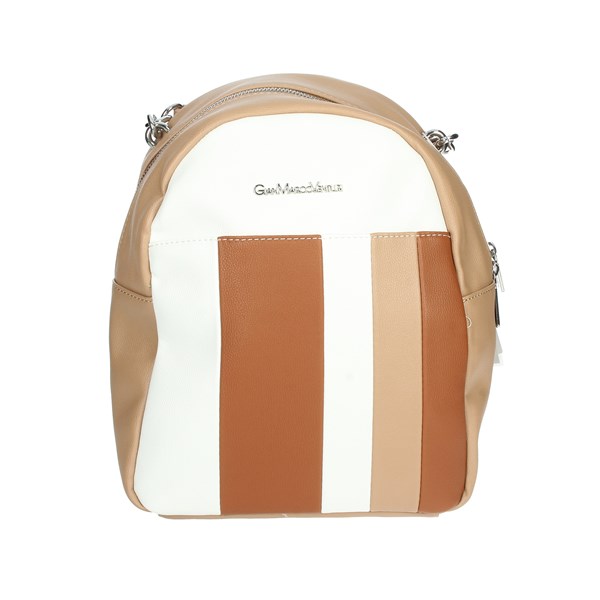 Gianmarco Venturi Accessories Backpacks Beige GB0089BK1