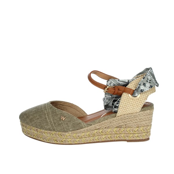 Wrangler Shoes Espadrilles Brown Taupe WL21601A