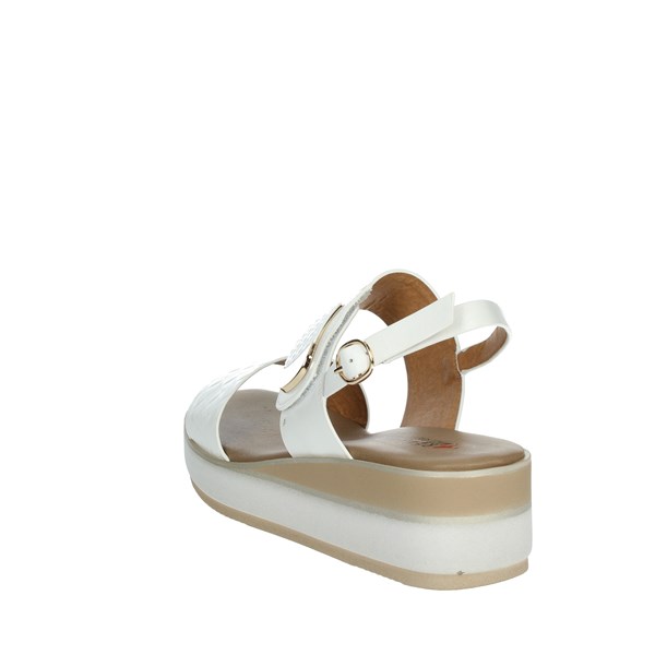 Repo Shoes Platform Sandals White 11402-E2