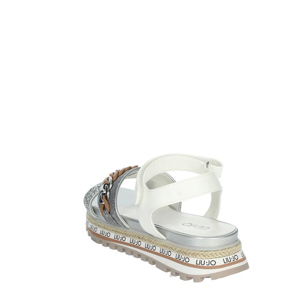Liu-jo Shoes Flat Sandals Silver WONDER SANDAL 36
