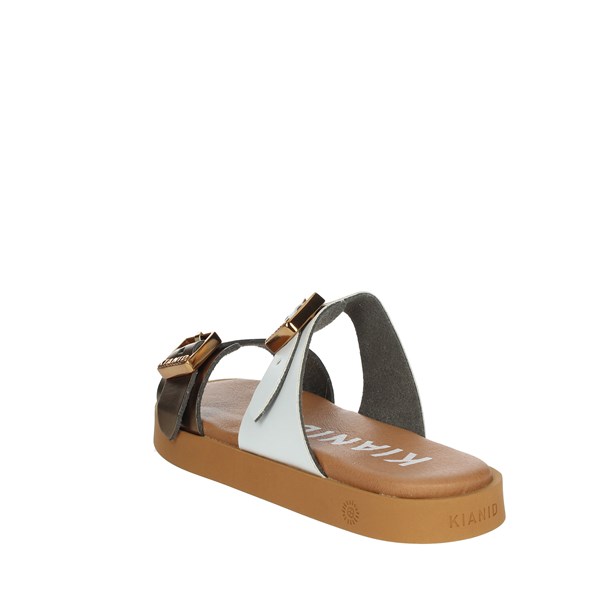 Kianid Shoes Flat Slippers White KND01011