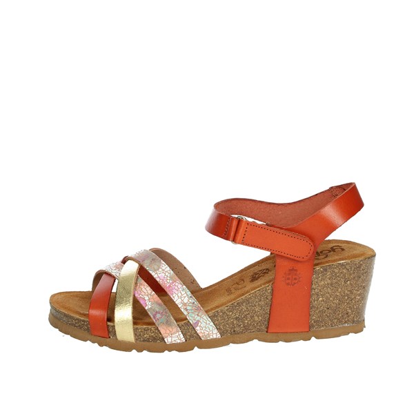 Yokono Shoes Platform Sandals Orange CADIZ-131