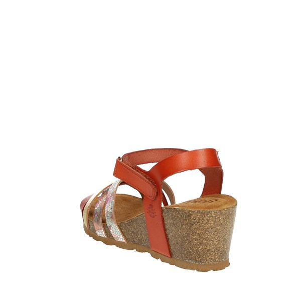 Yokono Shoes Platform Sandals Orange CADIZ-131