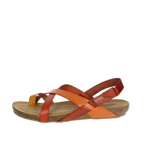 Yokono Shoes Flat Sandals Orange IBIZA-718