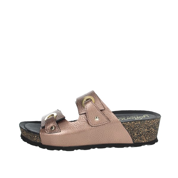 Yokono Shoes Platform Slippers Bronze  MAHON-007