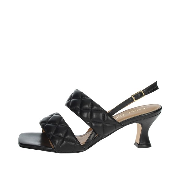 Paola Ferri Shoes Heeled Sandals Black D7729