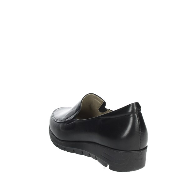 Pitillos Shoes Moccasin Black 2400