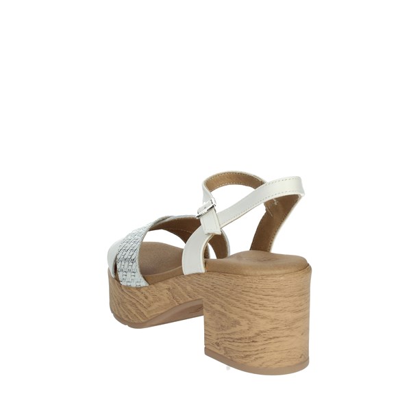 Pitillos Shoes Heeled Sandals White/Silver 2452
