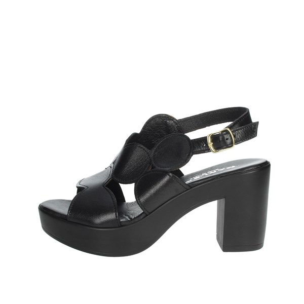 Marlena Shoes Heeled Sandals Black 023