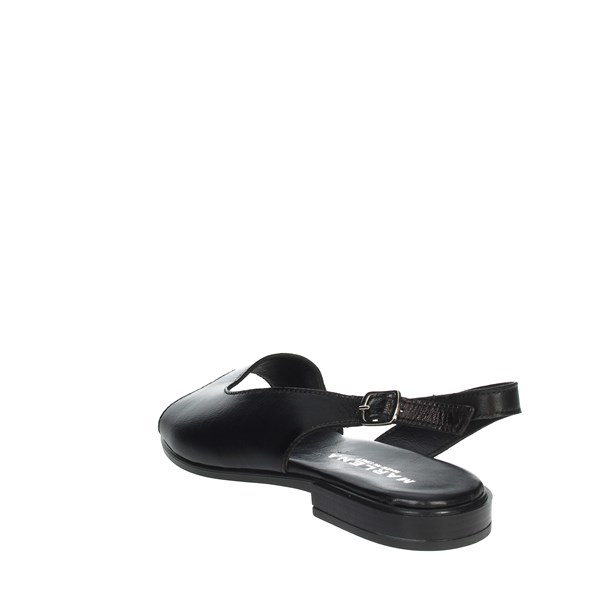 Marlena Shoes Flat Sandals Black 808