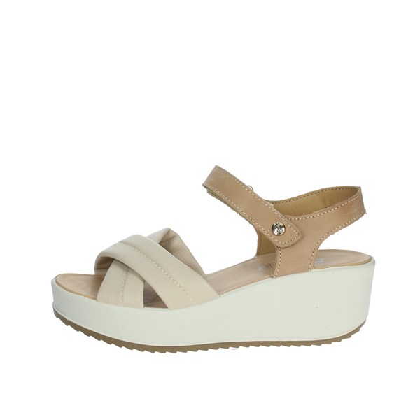 Imac Shoes Platform Sandals Beige 157260