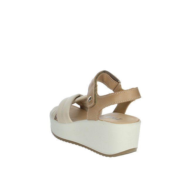 Imac Shoes Platform Sandals Beige 157260