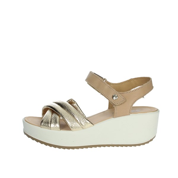 Imac Shoes Platform Sandals Platinum  157260
