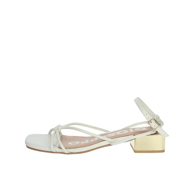 Gioseppo Shoes Flat Sandals White 65037