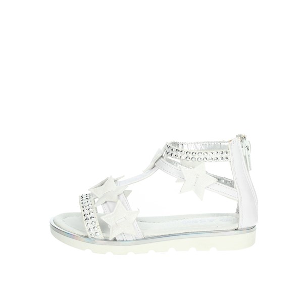 Asso Shoes Flat Sandals White AG-13520