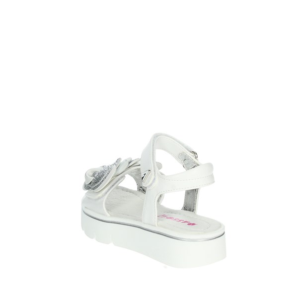 Asso Shoes Sandal White/Silver AG-13304