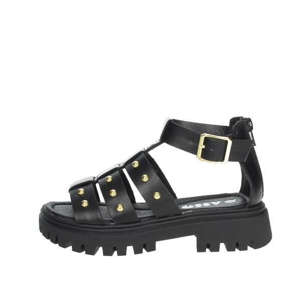 Asso Shoes Sandal Black AG-13540
