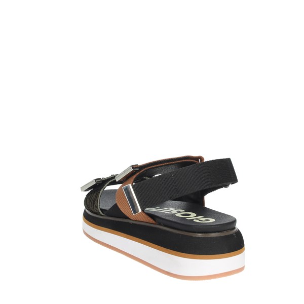 Gioseppo Shoes Flat Sandals Black 65508